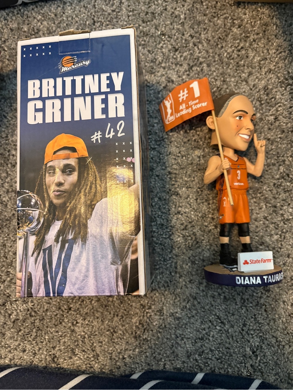Brittney Grinner and Diana Taurasi Phoenix Mercury Bobblehead -